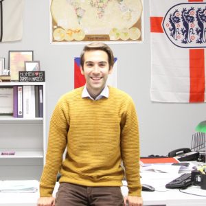 Roberto Valentin with office background